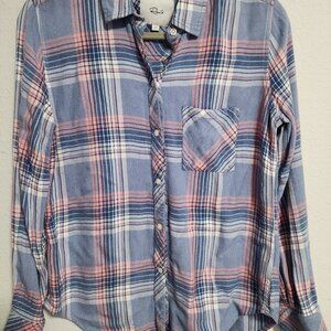 Rails Hunter Harbor Pink Indie Flannel Small